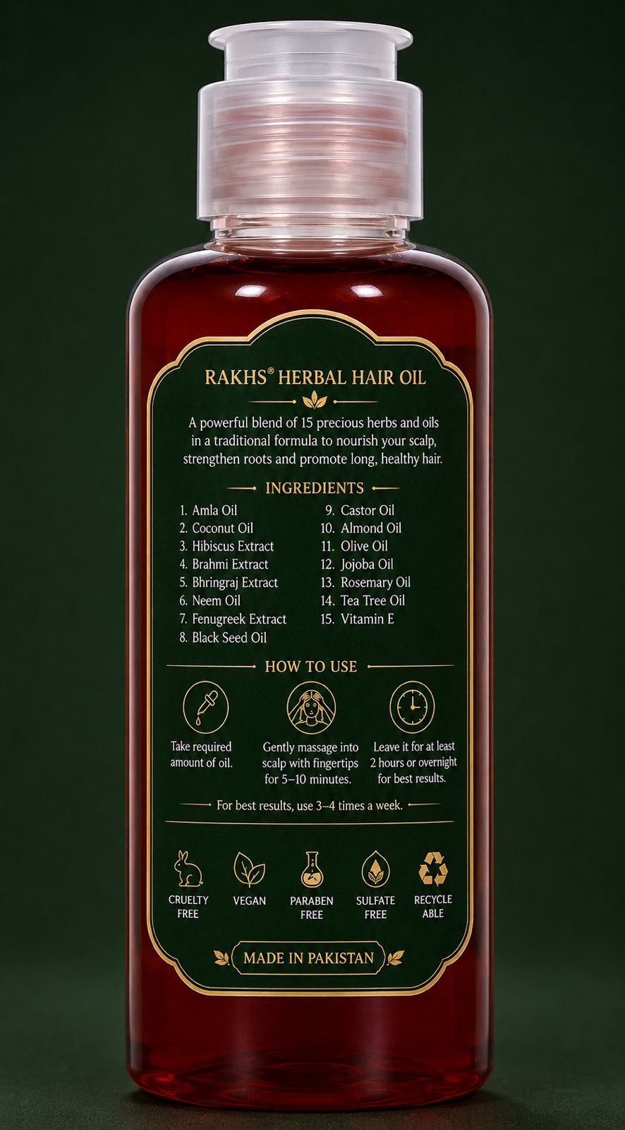 RAKHS Herbal Hair Oil